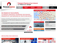 Tablet Screenshot of perceval-express.com